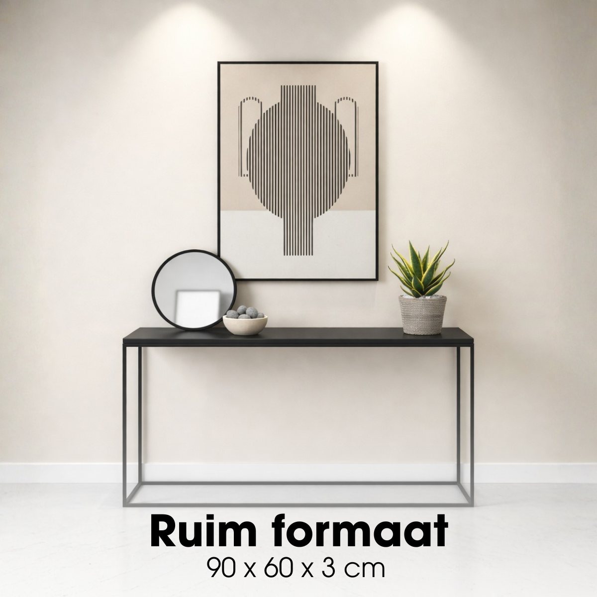 Wall decoration Black