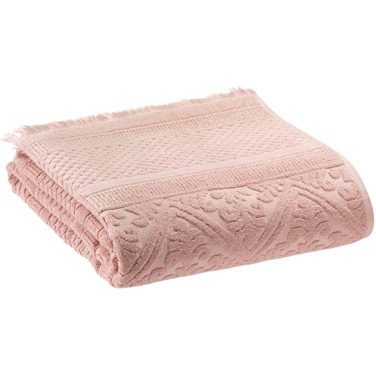 Plain bath towel Zoé Aubepine 100 x 180