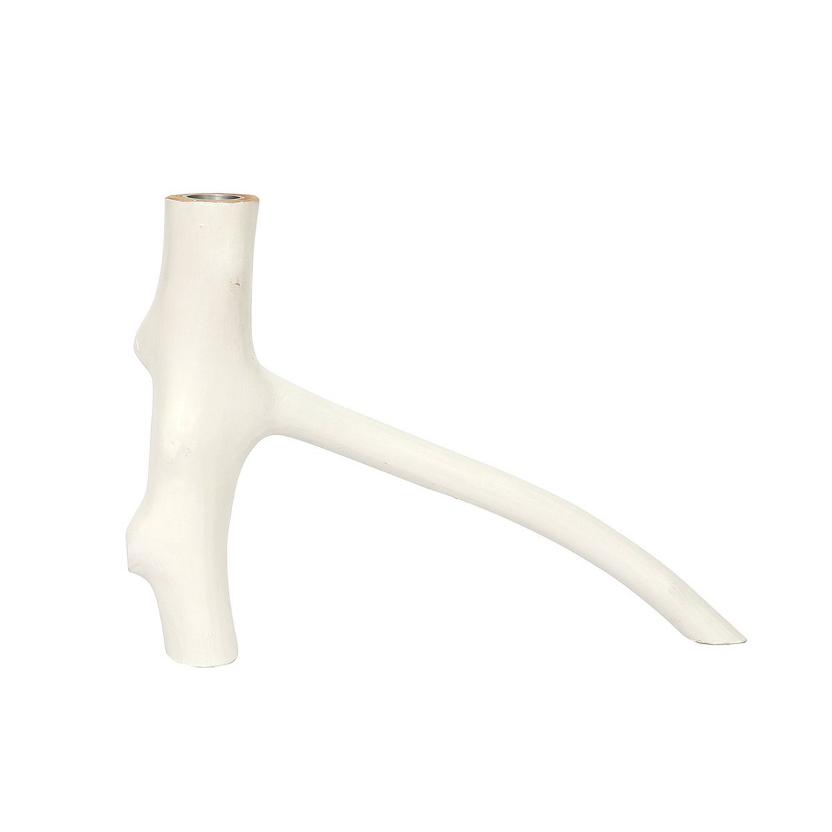 The Triple Twig Candle Holder - White