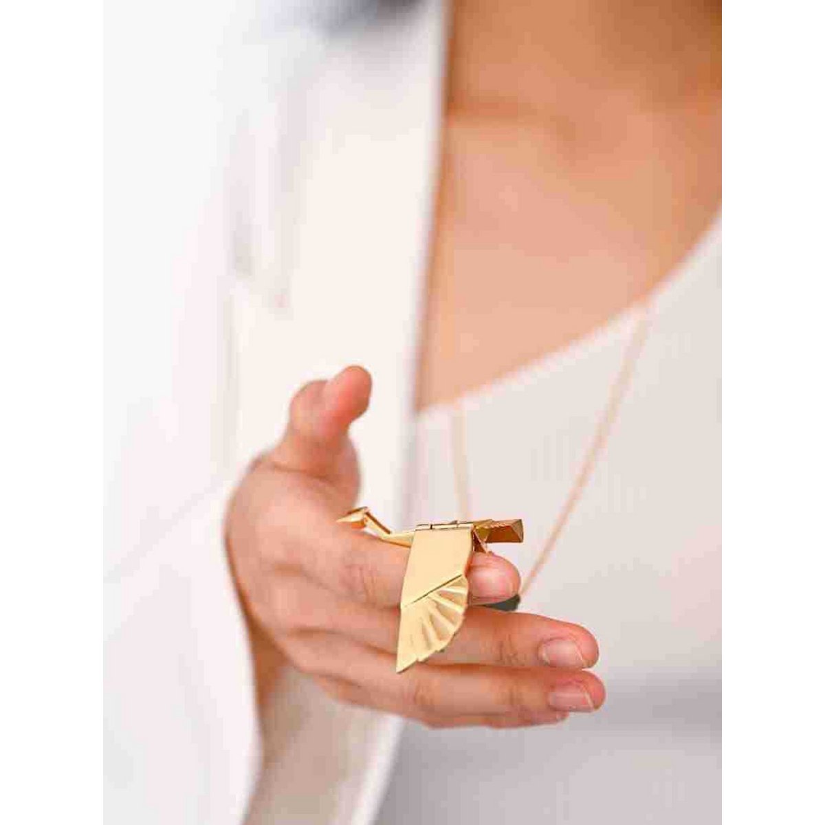 Wild Goose Journey Articulated Pendant Necklace