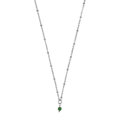 Birthstone Necklace - Silver (can be ordered per month)