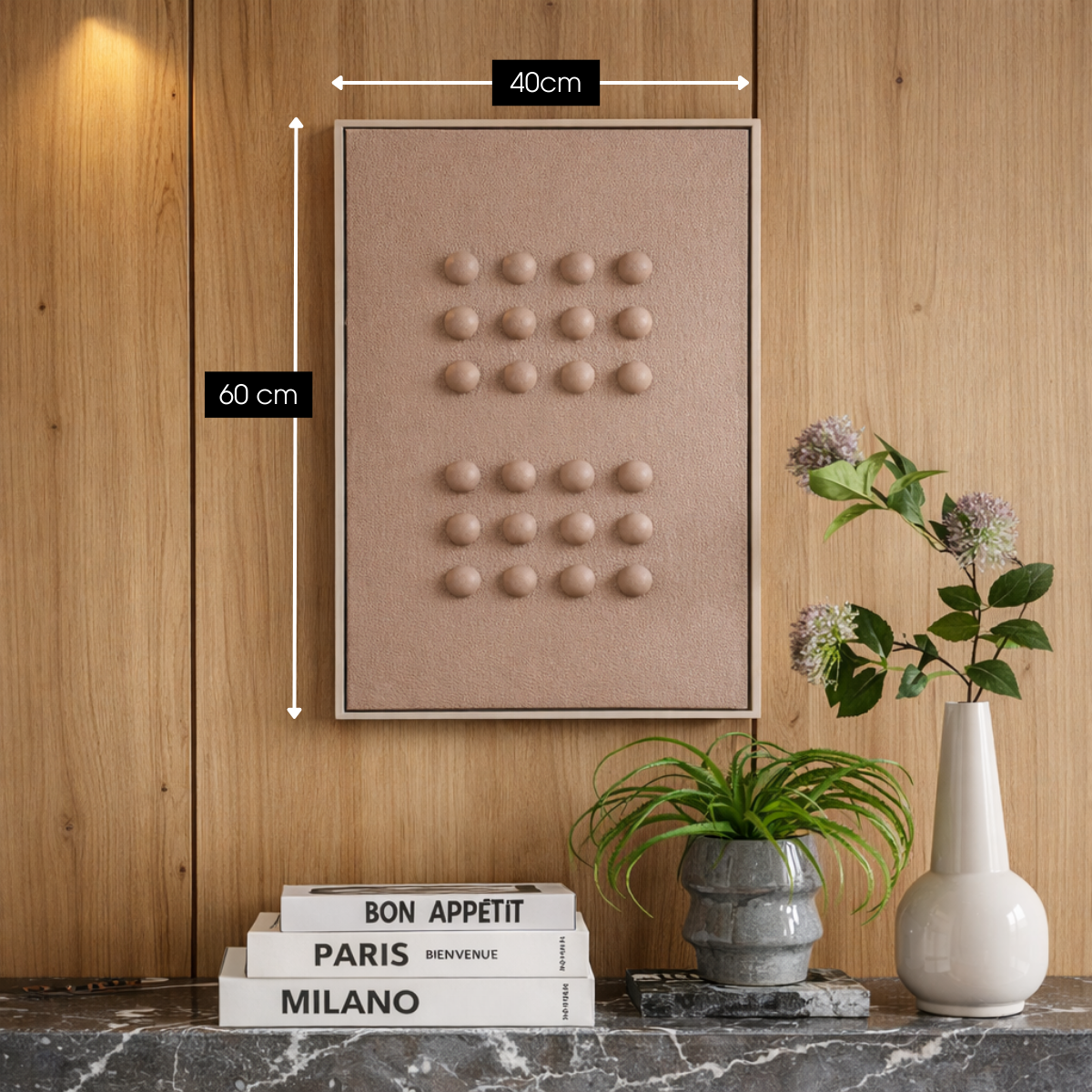 Wall decoration Dark brown