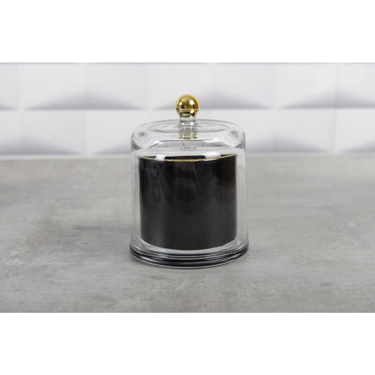 BLACK & GOLD BELL CANDLE TONKA PERFUME