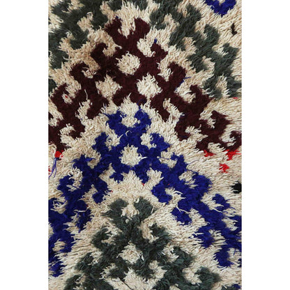 Pure wool Moroccan Berber rug 58 x 157 cm