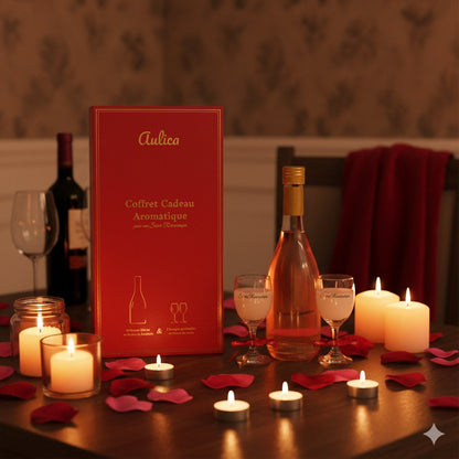 Candles gift box and glass diffuser