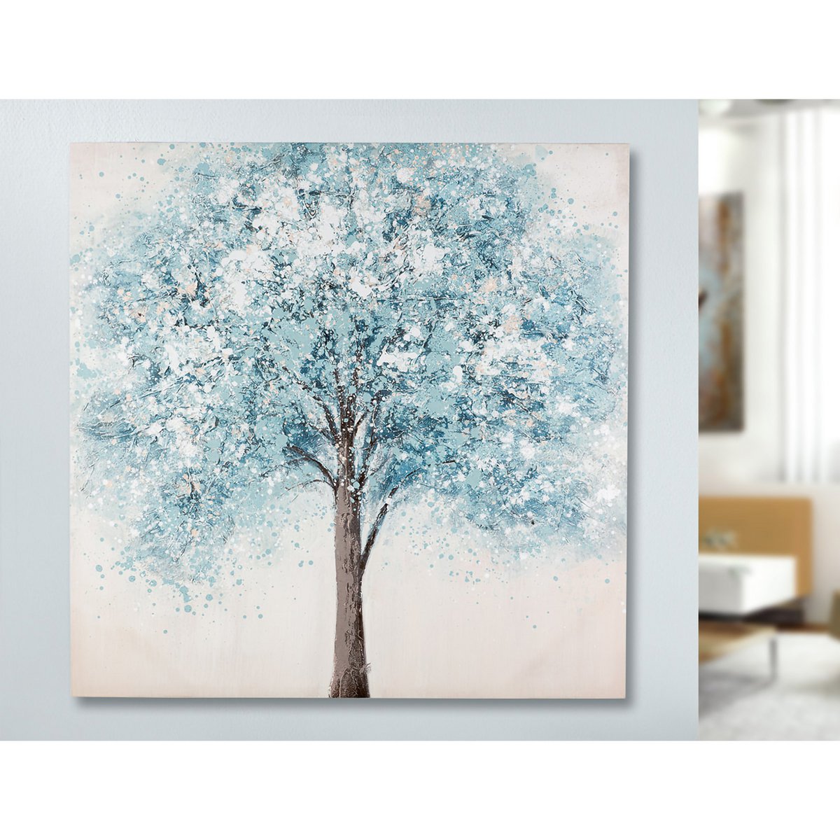 Painting "Bleu Arbre"