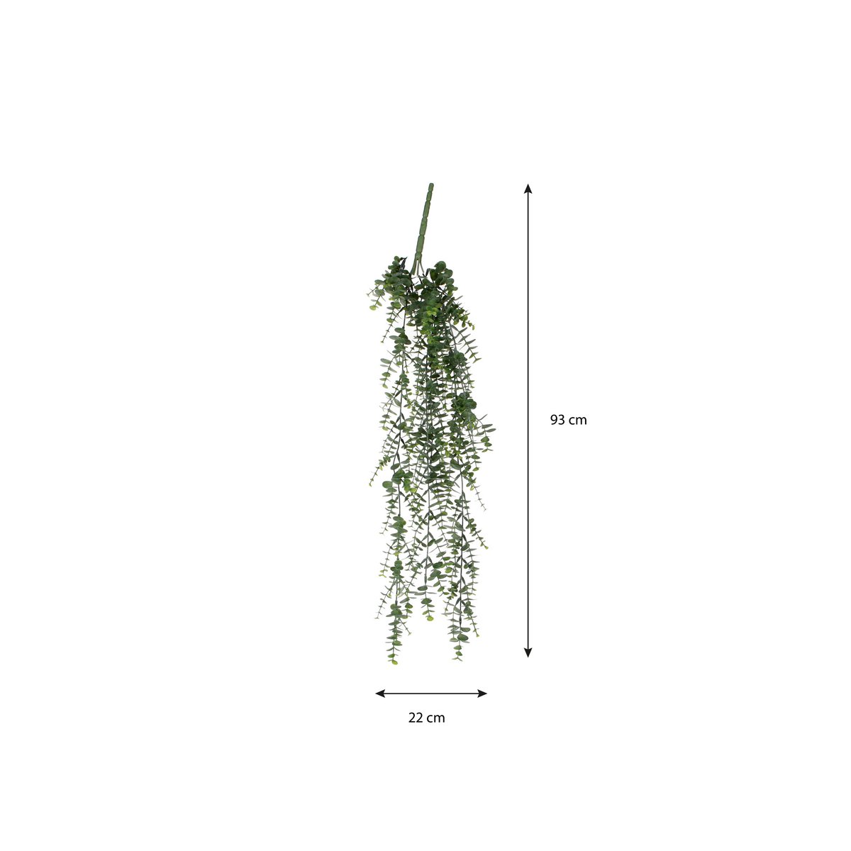 Artificial hanging plant Green