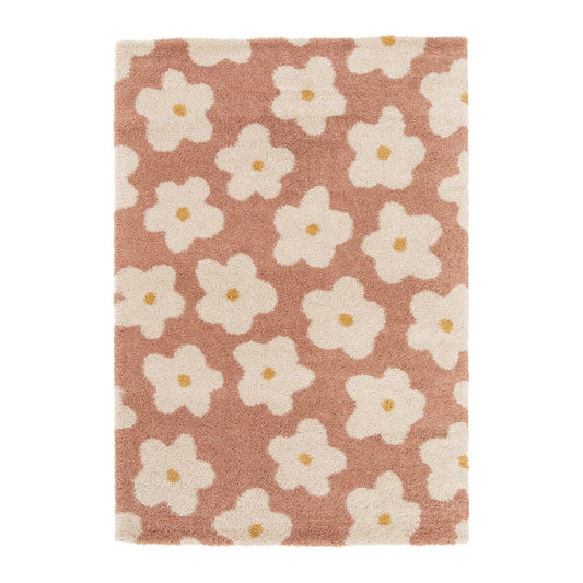 Tapis enfant épais et confortable FLEURS