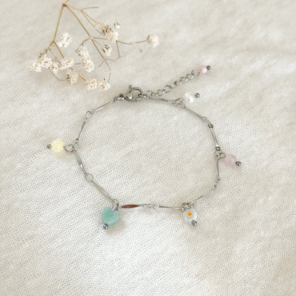 Softness and female energy bracelet - silver