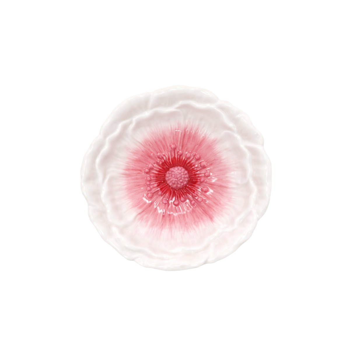 Capri pink dessert plate 20.5x20.5x2.5cm