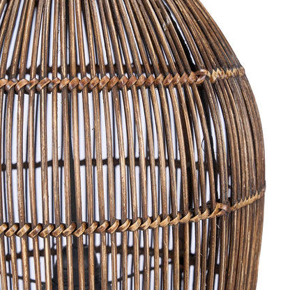 The Woven Bell Pendant - Dark Walnut - S