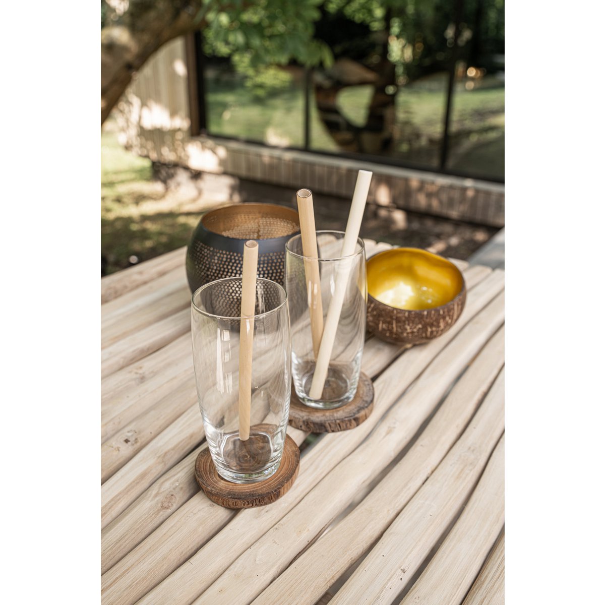 The Pierced Ball - Black Gold - S