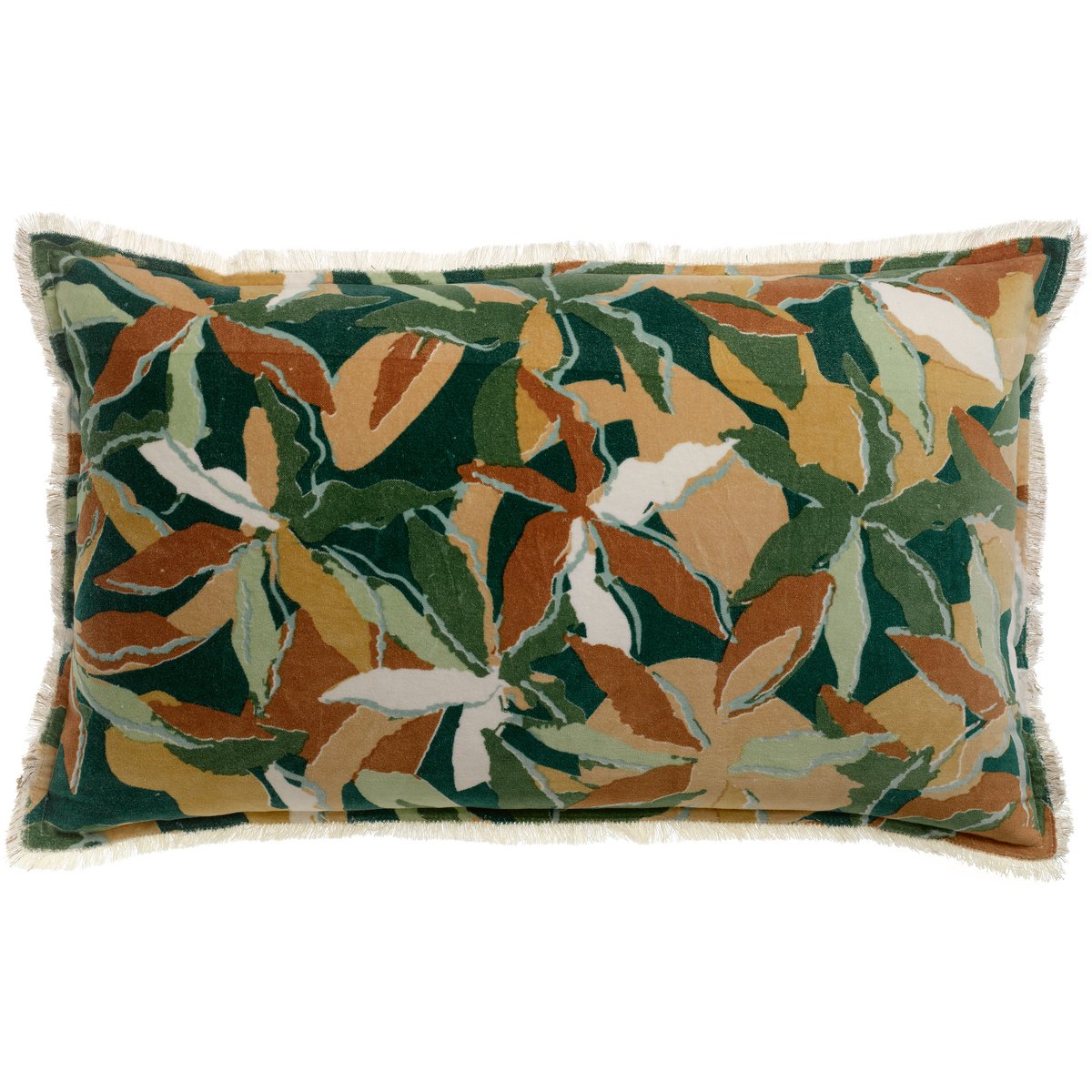 Alina Petrol printed cushion 40 x 65