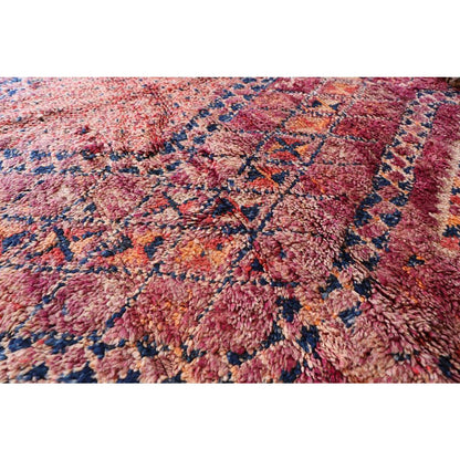 Pure wool Moroccan Berber rug 186 x 367 cm