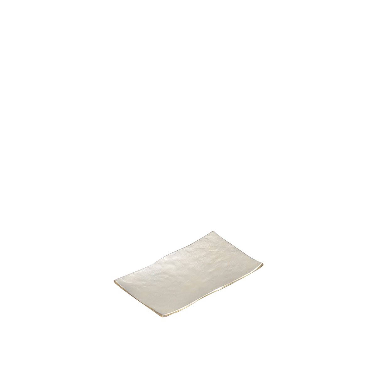 Rectangular white decorative cut 25x16x2.5cm