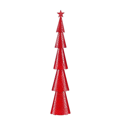 Decorative Christmas tree Red