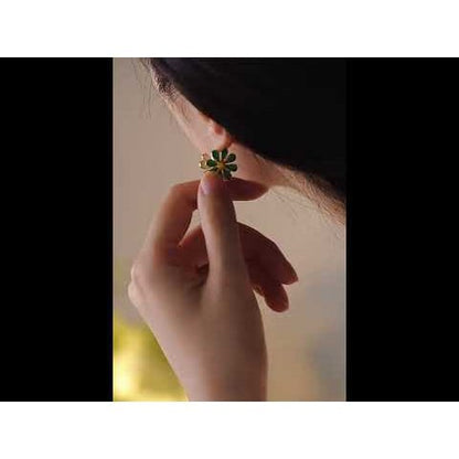 Twin Daisy Bloom Earrings
