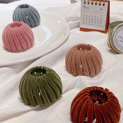 Geometric Bird Nest Elastic Hair Bubbles