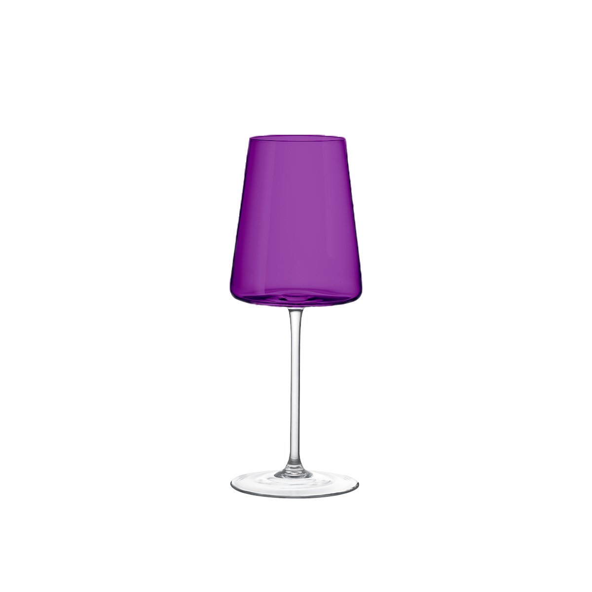 400ml 6 -colored wine glasses - Lot of 6