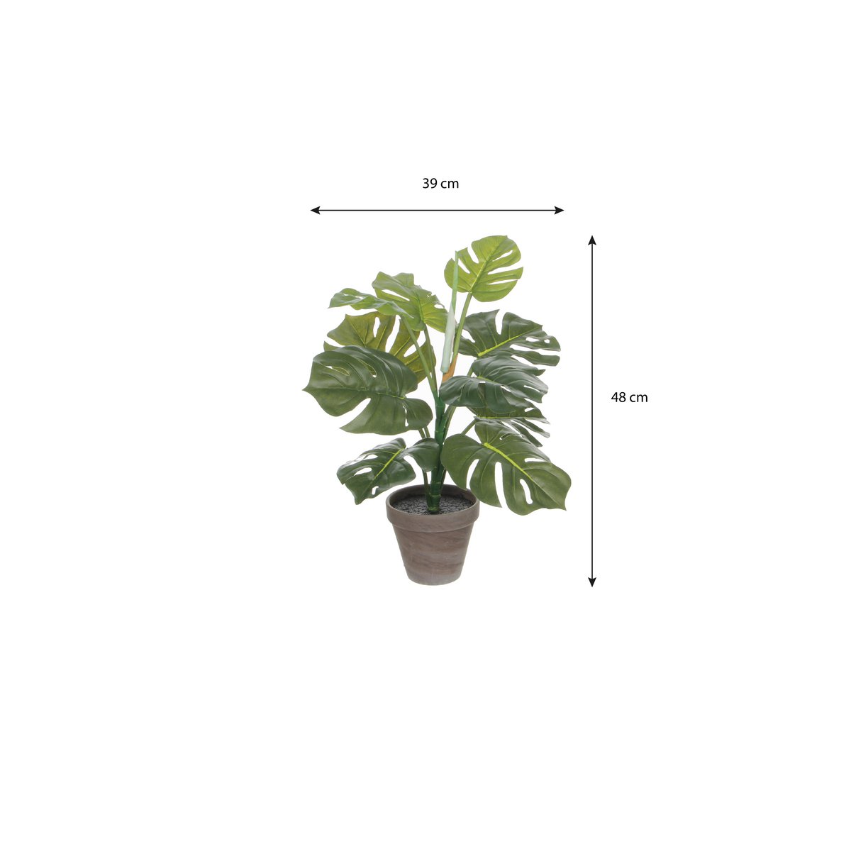 Artificial plant Monstera green