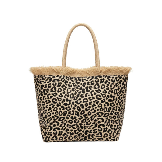 Leopard tote bag