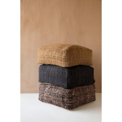 The Oh My Gee Pouffe - Black Navy
