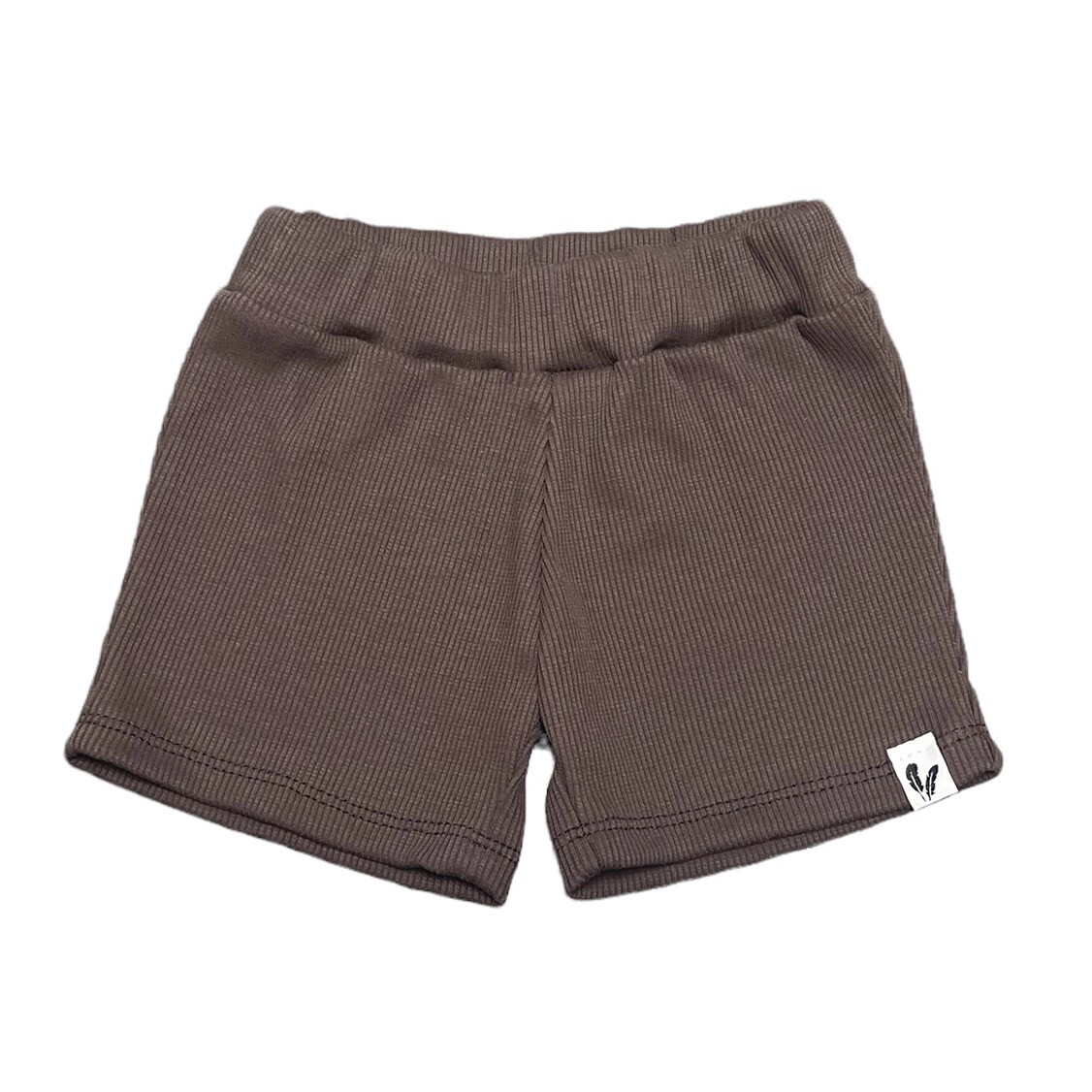 Shorts rib jersey mocha