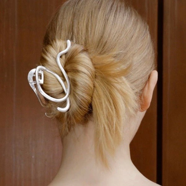 Music Cord Large Claw Metal Hair Clips