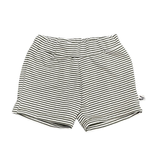 Shorts small stripes dark forest