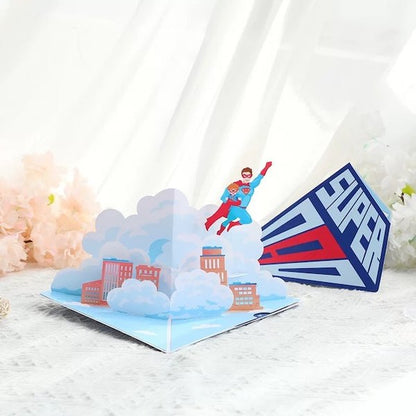 3D Card - Super Dad - Father's Day Card