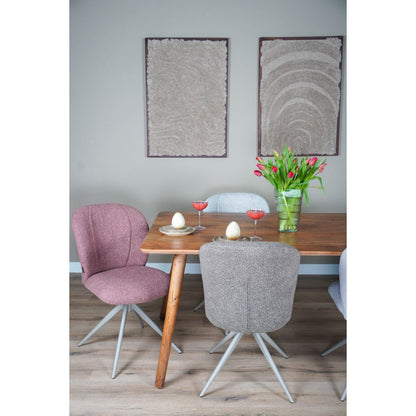 Dining room chair Cosmo - Bouclé - Terra