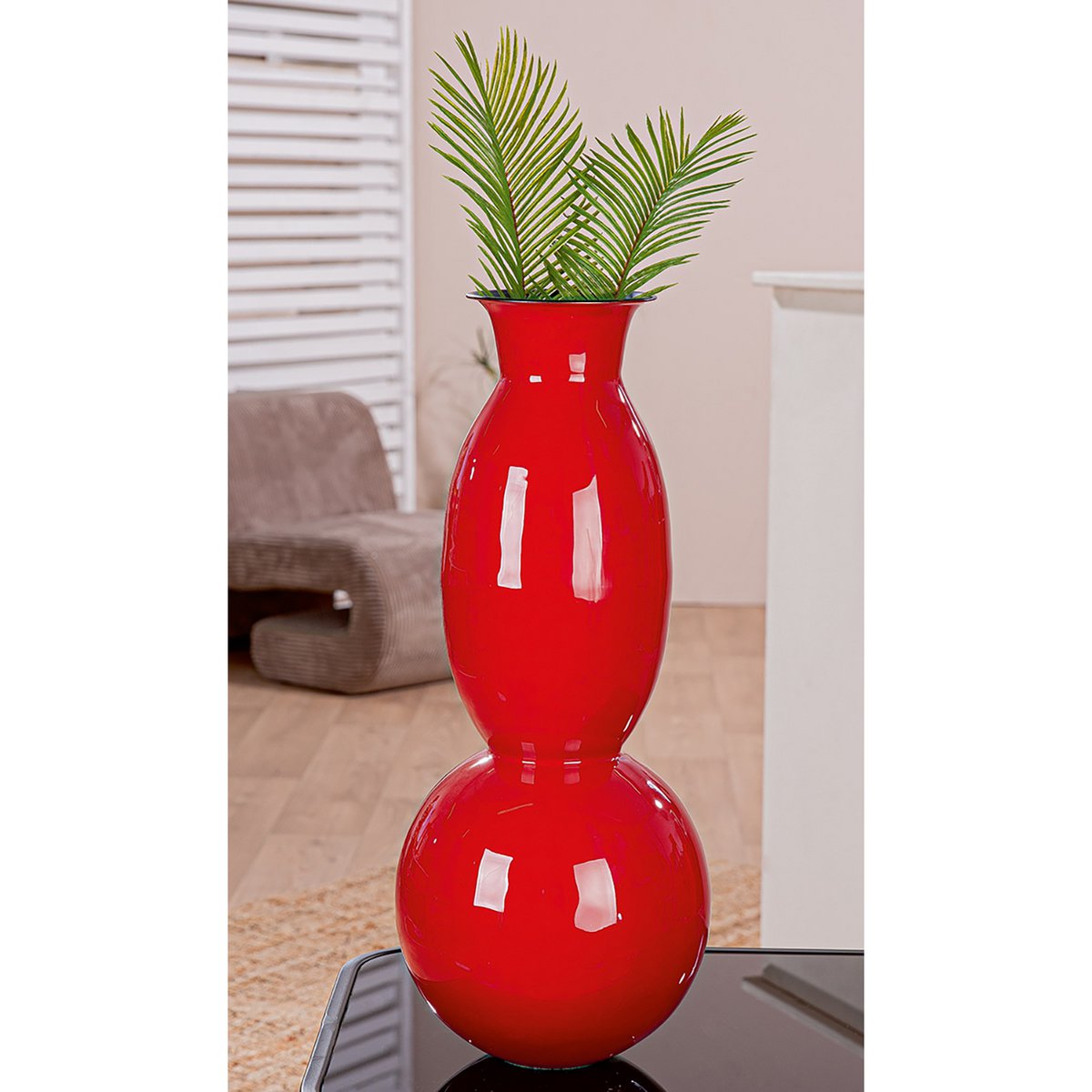 Vase Neo rot H.49 cm