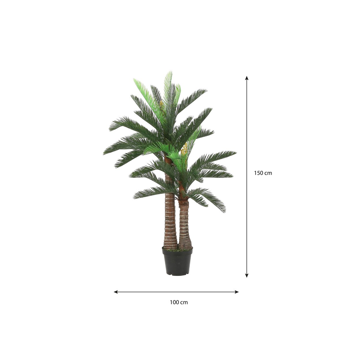 Artificial plant Cycas green