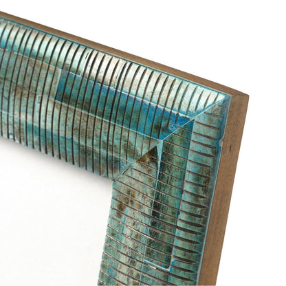 The Ocean Ripple Frame - Turquoise - 10x15