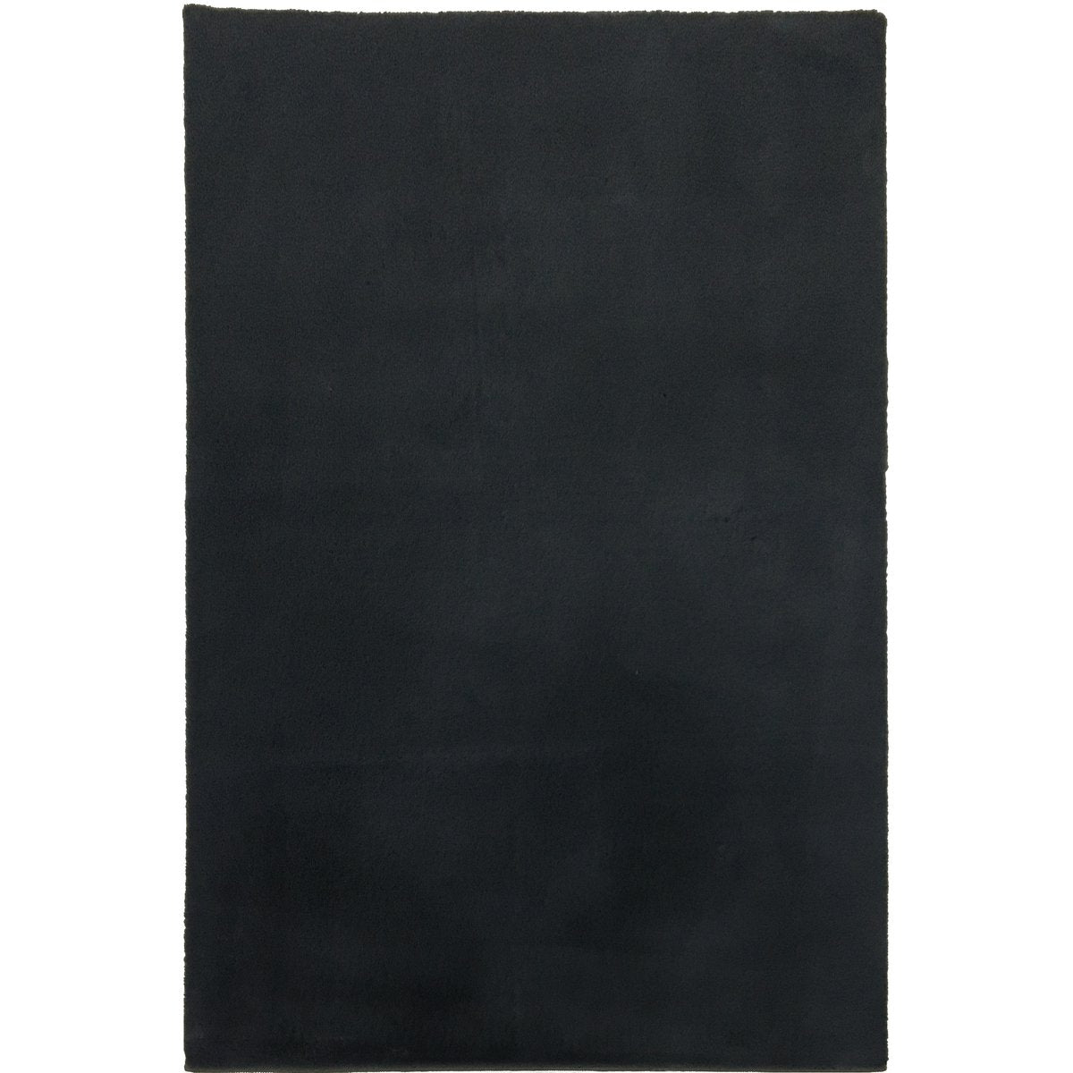 Fluffy Rug Black 160x230CM