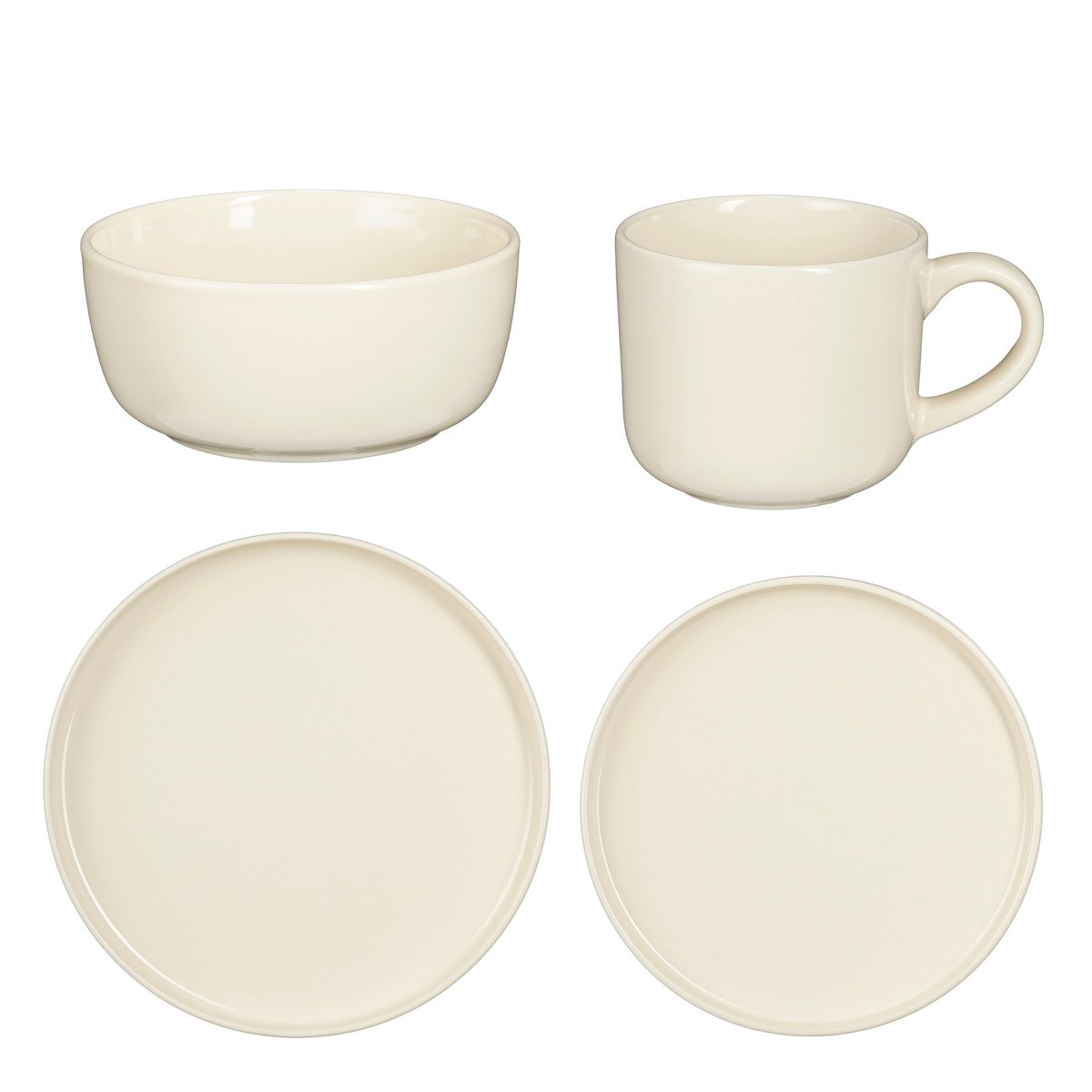 Crockery set Ozzu Off-white