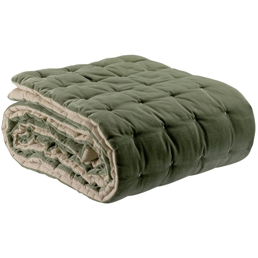 Elise Verveine plain bed runner 90 x 240