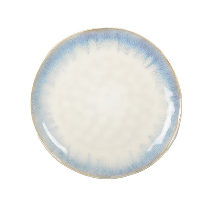 LIGHT BLUE FLAT PLATE 25.5cm