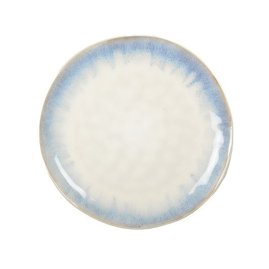 LIGHT BLUE FLAT PLATE 25.5cm