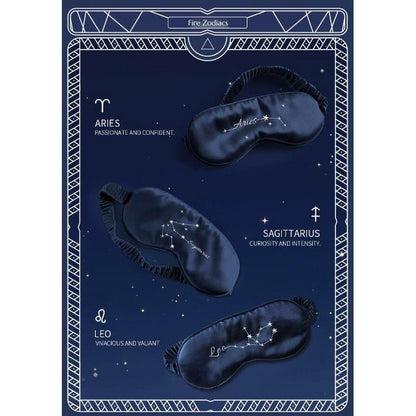 Zodiac Signs 100% Silk Sleeping Mask-Oversize