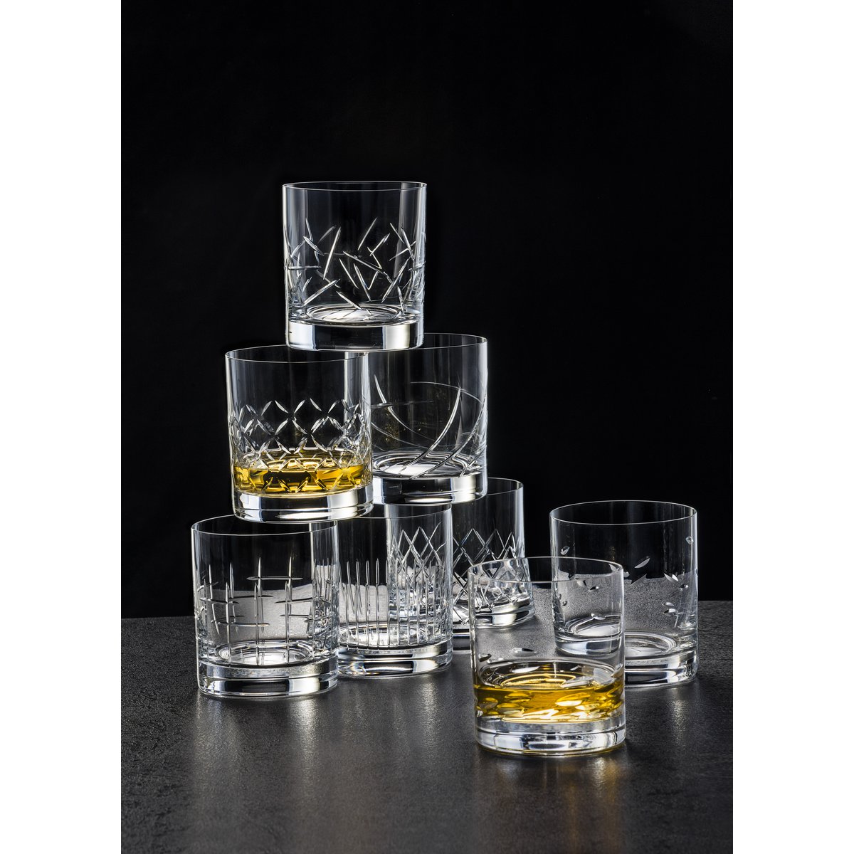 WHISKEY GLASS 280 ML MINSK - LOT OF 6