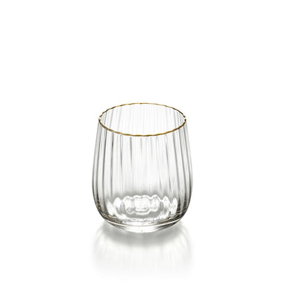The Golden Rim Tumbler - Natural Gold
