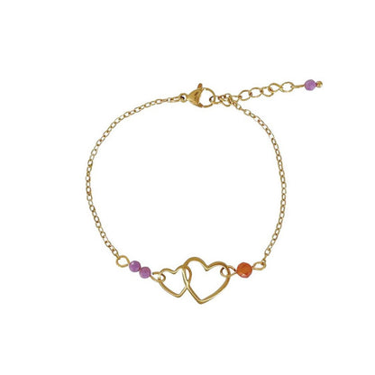 Loving and courageous bracelet - Gold