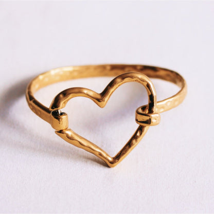 Bangle with XL heart