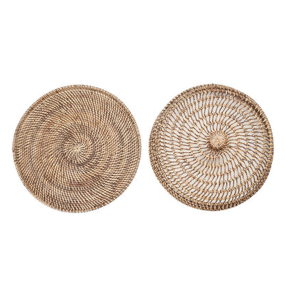 The Rattan Food Cover - Natural Brown - L