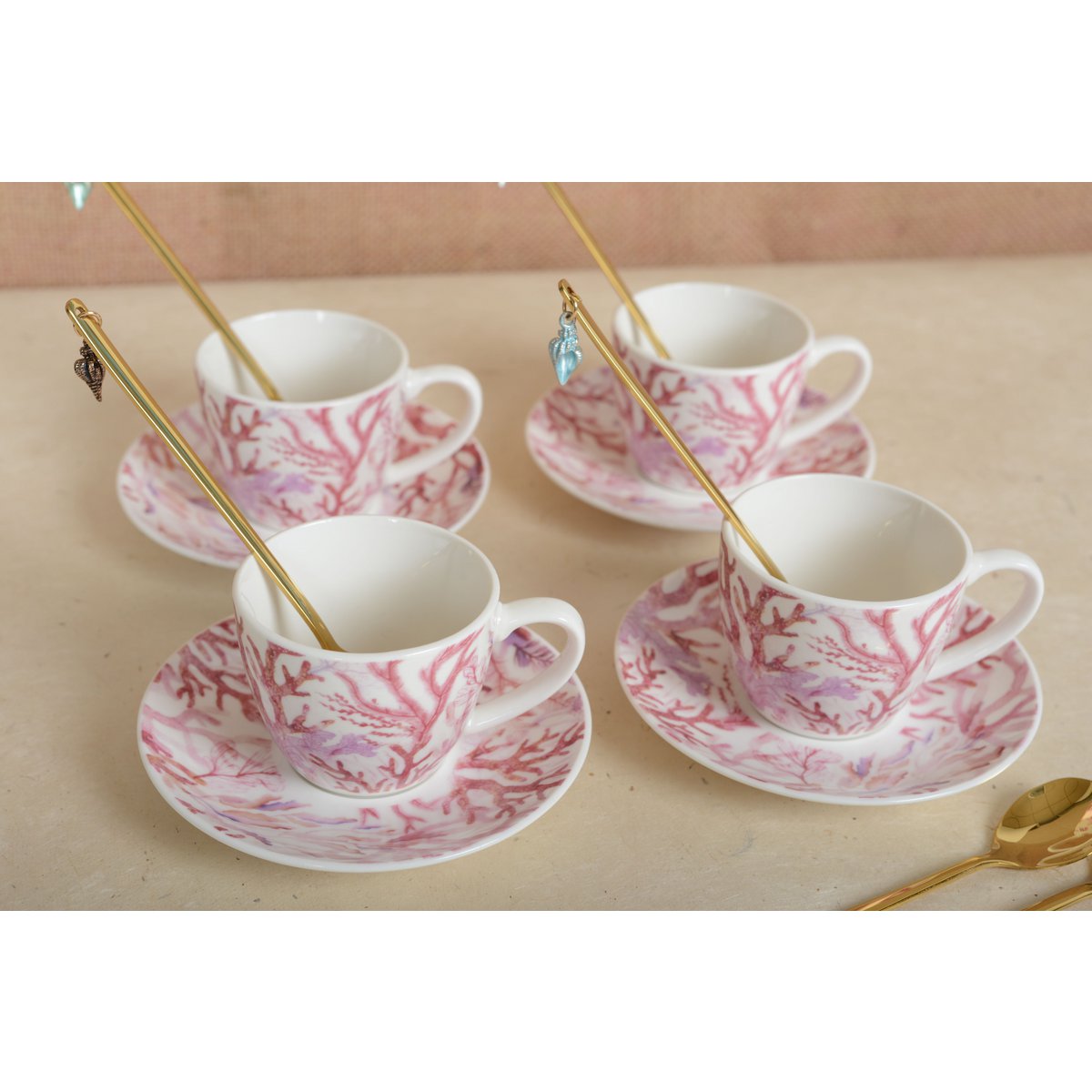 Corail cups and sub -tasn - Lot of 4