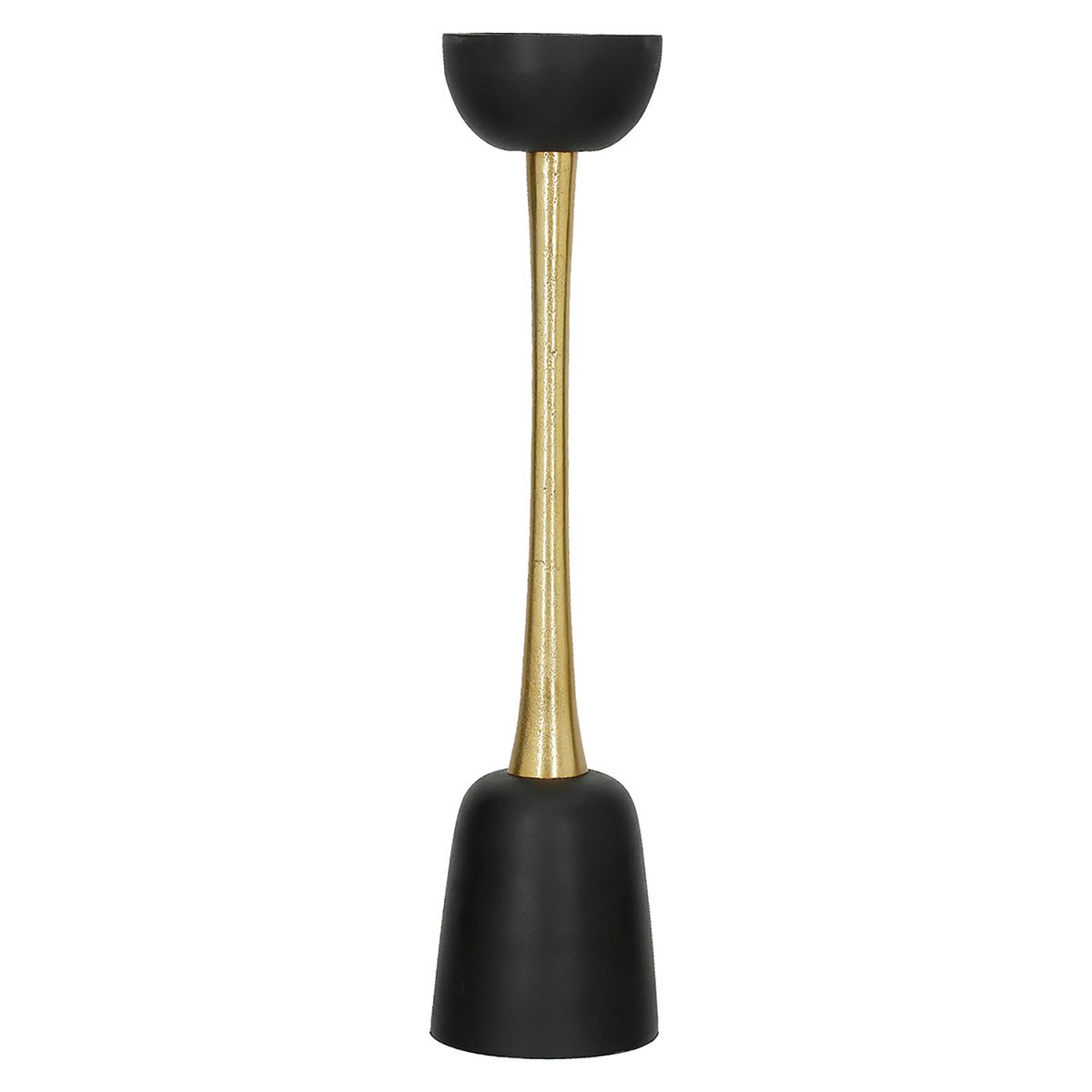 Candlestick Dora black H.53 cm