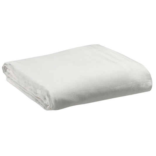 Zeff White stonewashed fitted sheet 180x200 hat 30cm