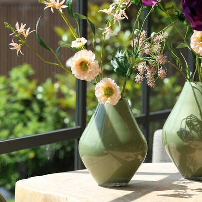 Vase - Lesse metallic pastel green