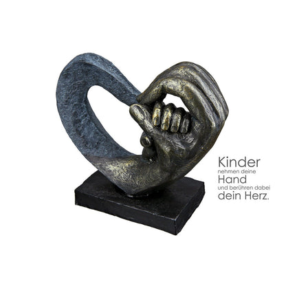 Poly sculpture "Hands of Love"